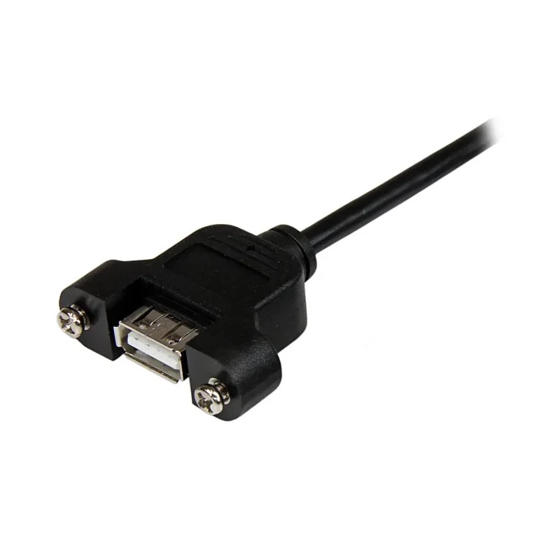 StarTech.com USB 2.0 Female USB 2.0 Type A to Female USB 2.0 Type A Cable Black 900 mm USBPNLAFAM3