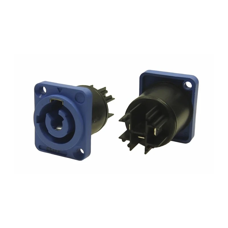 RS PRO Blue Industrial Power Connector Panel Mount 2A 250V IP65 IP65