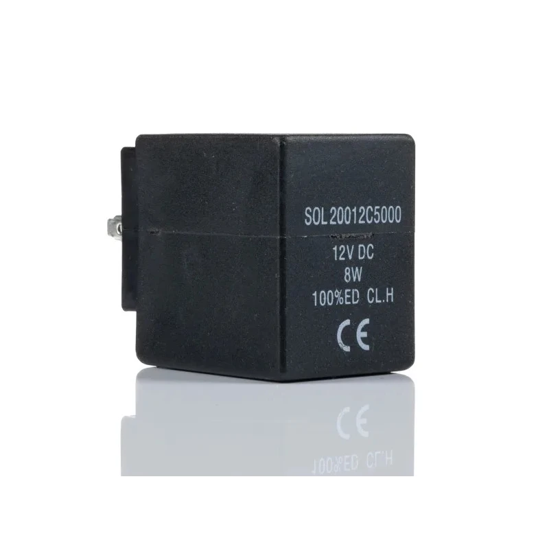 RS PRO Solenoid Coil Solenoid Valve Coil Series 30 12V DC 8W Brass Body IP67 Rated 187-5715