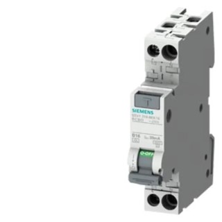 Siemens Residual Current Circuit Breaker with Overload Protection 16A 195V AC Type C Tripping Characteristics 5SV1316-7KK16