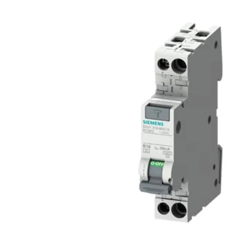 Siemens Residual Current Circuit Breaker with Overload Protection 16A 195V AC Type C Tripping Characteristics 5SV1316-7KK16