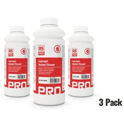 RS PRO Isopropyl Alcohol Solvent 1 Litre Bottle 187-6955