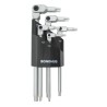 Bondhus 5-Piece Torx Key Set Long Arm Steel Matte Chrome 00023
