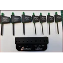 Bondhus 7-Piece Torx Key Set Protanium High Torque Steel ProGuard Finish 39mm 3445