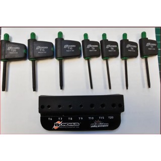 Bondhus 7-Piece Torx Key Set Protanium High Torque Steel ProGuard Finish 39mm 3445