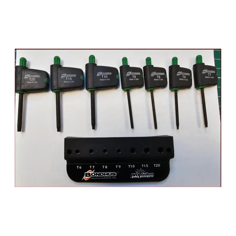 Bondhus 7-Piece Torx Key Set Protanium High Torque Steel ProGuard Finish 39mm 3445