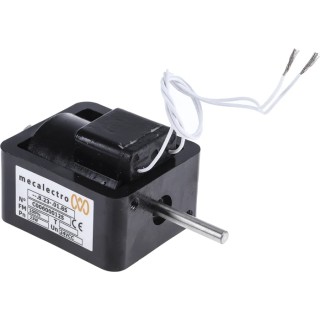 Mecalectro Linear Solenoid Push Pull Action 24V DC, 25mm Stroke Model 8 23 01 85