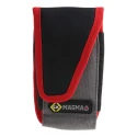 CK Polyester 50 Pocket Tool Belt Phone Holder with Zipper Lock and Metal Clip MA2741