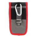 CK Polyester 50 Pocket Tool Belt Phone Holder with Zipper Lock and Metal Clip MA2741