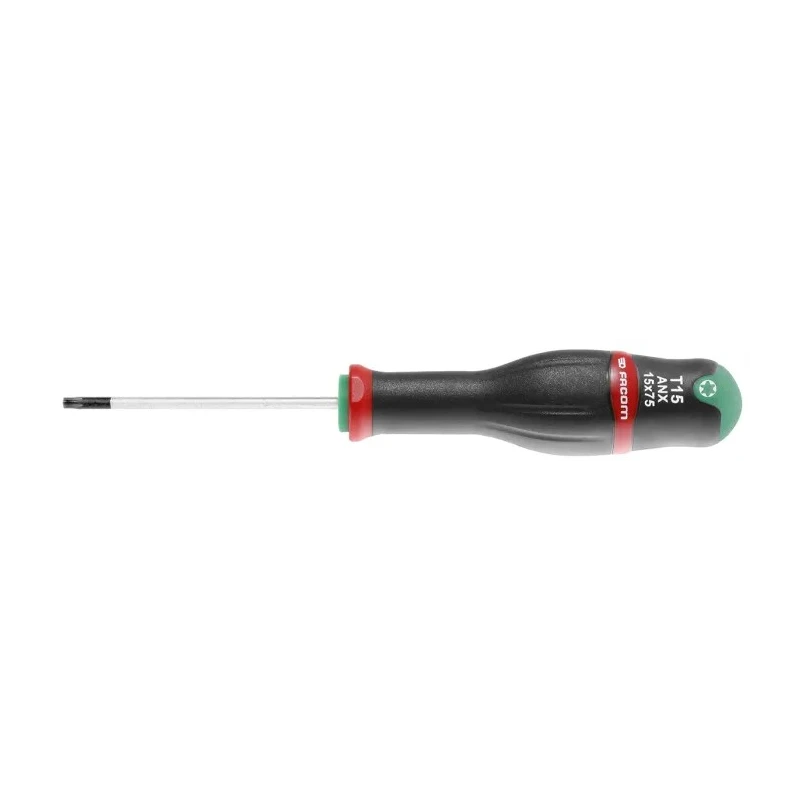 Facom Standard Torx & Torx Plus Screwdriver T6 Tip 75 mm Blade 144 mm Overall ATX6X50