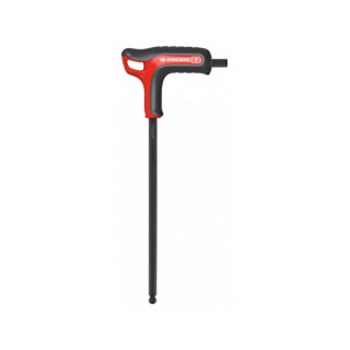 Facom T Metric Hex Key, Hex Size 10 mm, Polished Phosphate Coated Carbon Silicon Steel 84TZSA.10