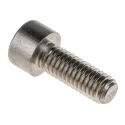 RS PRO Plain Stainless Steel Hex Socket Cap Screw M6 x 16 mm DIN 912 Italy 187-1392