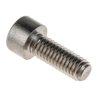 RS PRO Plain Stainless Steel Hex Socket Cap Screw M6 x 16 mm DIN 912 Italy 187-1392