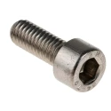 RS PRO Plain Stainless Steel Hex Socket Cap Screw M6 x 16 mm DIN 912 Italy 187-1392