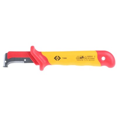 CK Cable Knife VDE/1000V Approved, 205mm Overall Length, 185mm Blade Length T0990