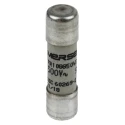 Mersen 2A GG Ceramic Cartridge Fuse, 10 x 38 mm, 500V AC, Super Fast Acting D213098 / FR10GG50V2