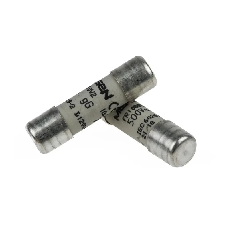 Mersen 2A GG Ceramic Cartridge Fuse, 10 x 38 mm, 500V AC, Super Fast Acting D213098 / FR10GG50V2