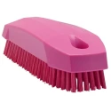 Vikan Pink Scrubbing Brush Polyester Bristle 17 mm Bristle Length 50 mm Width 130 mm Length 40 mm Height 64401