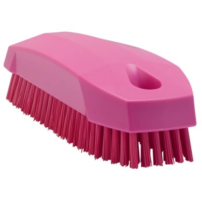 Vikan Pink Scrubbing Brush Polyester Bristle 17 mm Bristle Length 50 mm Width 130 mm Length 40 mm Height 64401