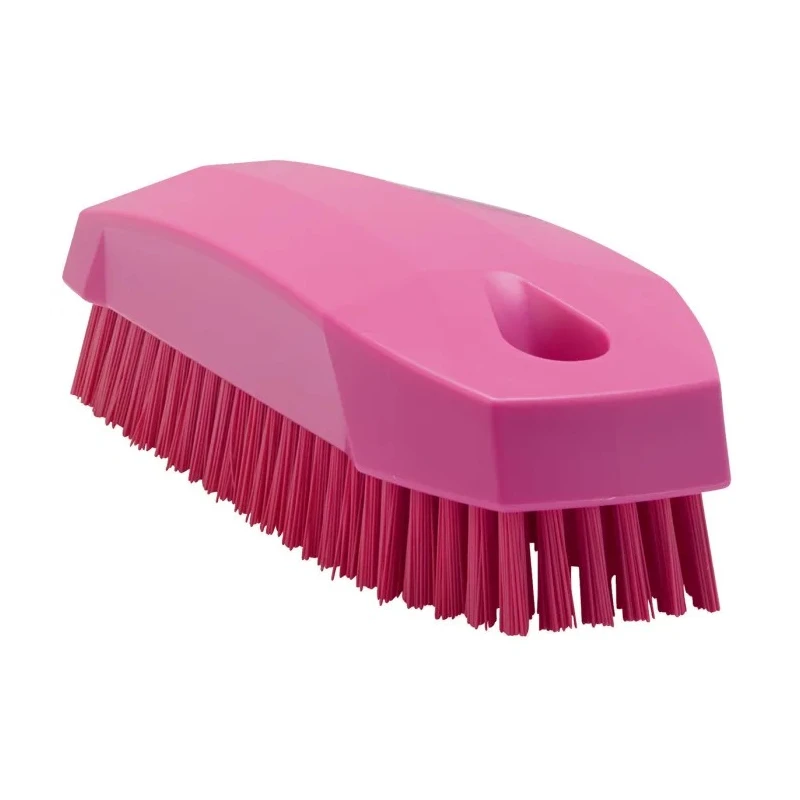 Vikan Pink Scrubbing Brush Polyester Bristle 17 mm Bristle Length 50 mm Width 130 mm Length 40 mm Height 64401