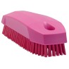 Vikan Pink Scrubbing Brush Polyester Bristle 17 mm Bristle Length 50 mm Width 130 mm Length 40 mm Height 64401