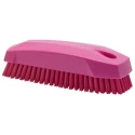 Vikan Pink Scrubbing Brush Polyester Bristle 17 mm Bristle Length 50 mm Width 130 mm Length 40 mm Height 64401