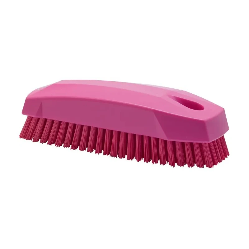 Vikan Pink Scrubbing Brush Polyester Bristle 17 mm Bristle Length 50 mm Width 130 mm Length 40 mm Height 64401