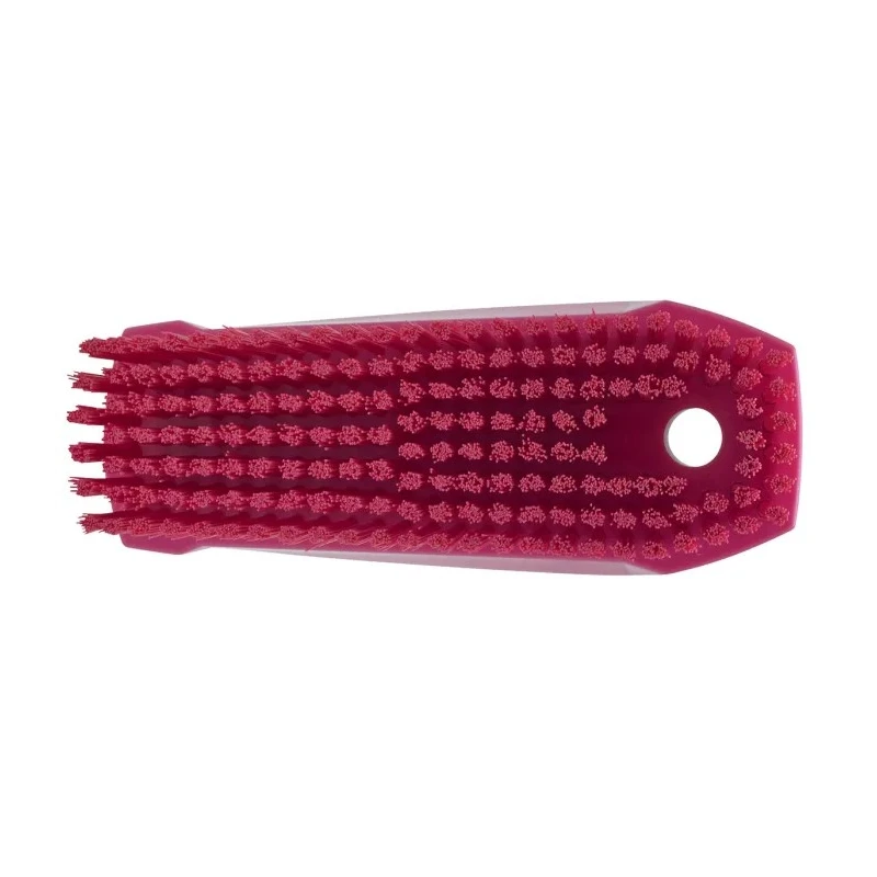 Vikan Pink Scrubbing Brush Polyester Bristle 17 mm Bristle Length 50 mm Width 130 mm Length 40 mm Height 64401