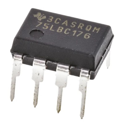 Texas Instruments Line Transceiver, Differential, Non-Inverting, 8-Pin PDIP SN75LBC176P