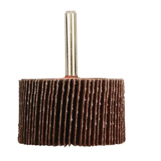 RS PRO Aluminium Oxide Flap Wheel 50 mm Diameter, 30 mm Face Width, P60 Grit, Grade 60, 6 mm Shank, 10000 rpm 189-5747