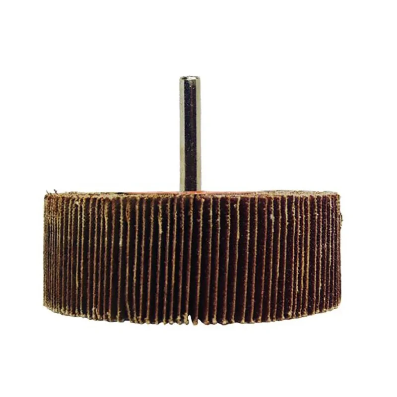 RS PRO Abrasive Flap Wheel Aluminium Oxide 80 mm Diameter 30 mm Face Width P60 Grit 6 mm Shank 6200 RPM 189-5753