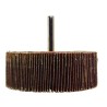 RS PRO Abrasive Flap Wheel Aluminium Oxide 80 mm Diameter 30 mm Face Width P60 Grit 6 mm Shank 6200 RPM 189-5753