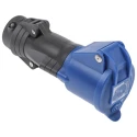 Legrand Industrial Power Connector, Rated at 16A, 250V, IP44 Blue Cable Mount, Model IP44, MPN 