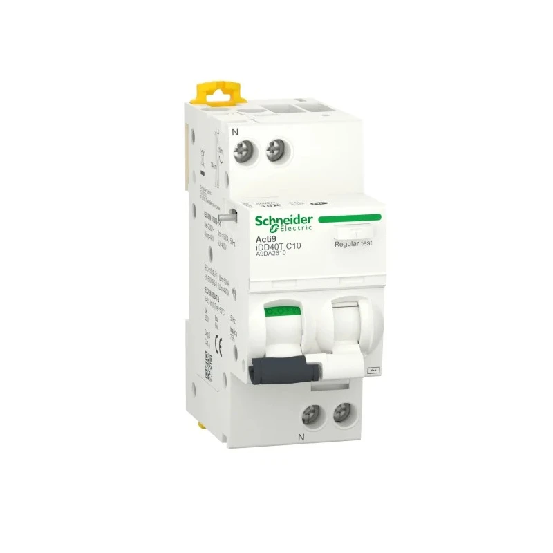Schneider Electric Residual Current Circuit Breaker with Overload Protection, 16A Current Rating, 1-Pole, 30 mA Trip A9DA2616