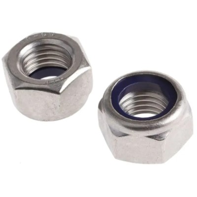 RS PRO Plain Stainless Steel Nylon Insert Locknut M20, DIN 985, A4 Grade 188-6476