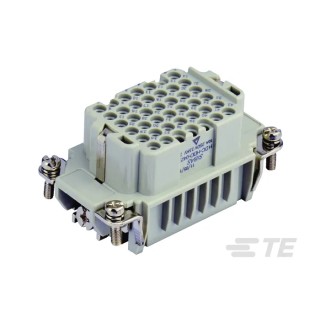 TE Connectivity Heavy Duty Power Connector Insert, 10A, 42 Contacts, Female, Panel Mount, 250V, HDC HDD T2030422201-000