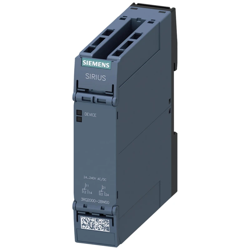 Siemens SIRIUS 3RQ2 Coupling Series Snap-On Electromechanical Interface Relay 3A 250V AC/DC Silver Tin Oxide 3RQ2000-2BW00