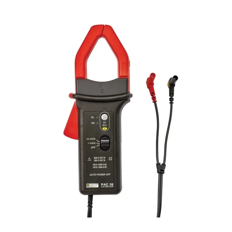 Chauvin Arnoux Current Clamp AC/DC Adapter 1400 A DC Max 1000 A AC Max Voltage Output P01120126