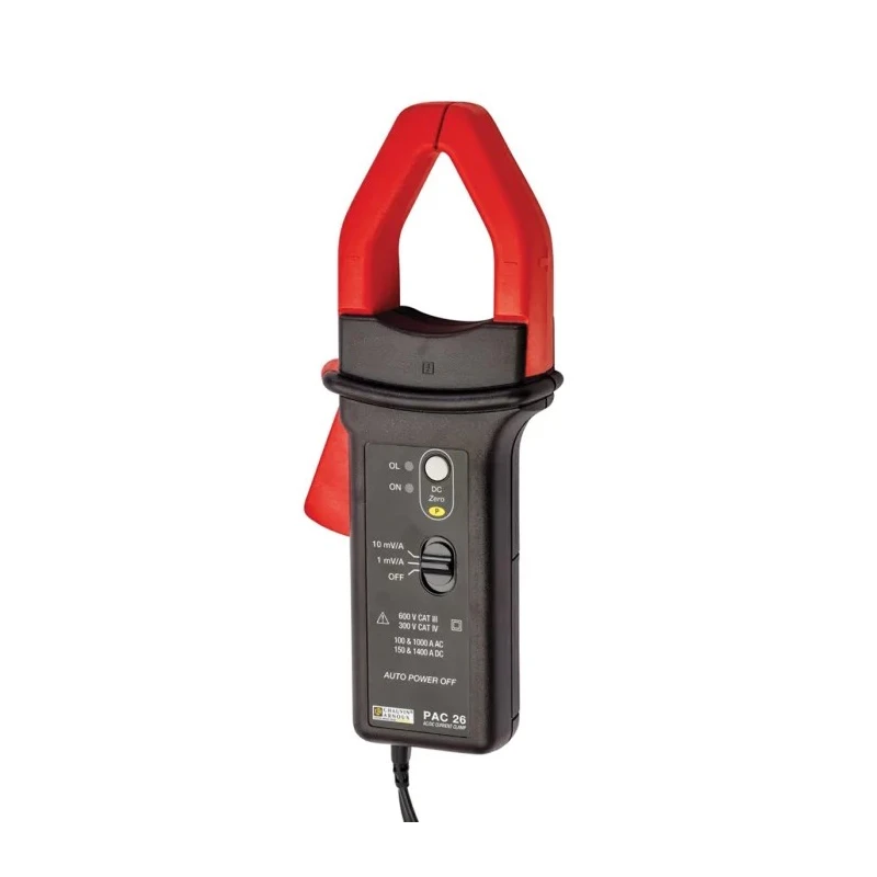 Chauvin Arnoux Current Clamp AC/DC Adapter 1400 A DC Max 1000 A AC Max Voltage Output P01120126