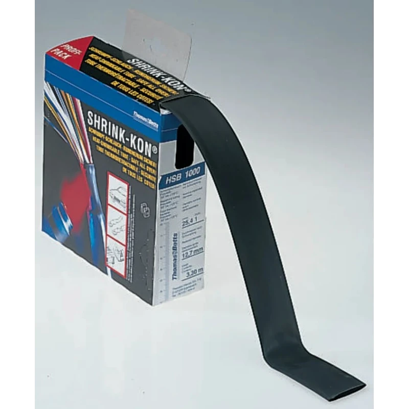 Thomas & Betts Heat Shrink Tubing Kit Yellow 9.5mm Sleeve Diameter 6.5m Length 2:1 Ratio HSB 375-4