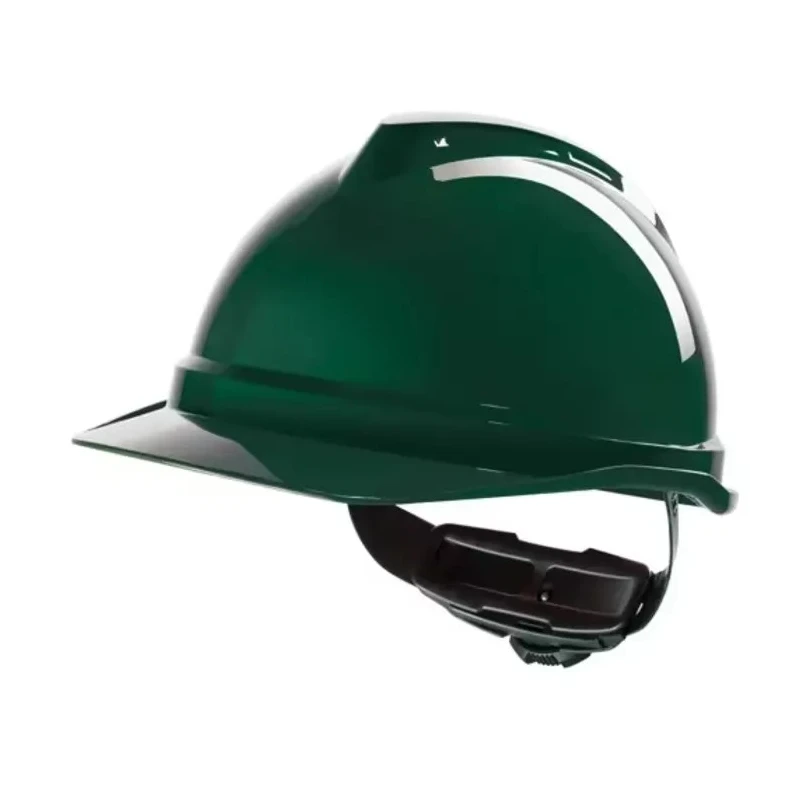 MSA Safety V-Gard 500 Green Safety Helmet Adjustable GV542-0000000-000