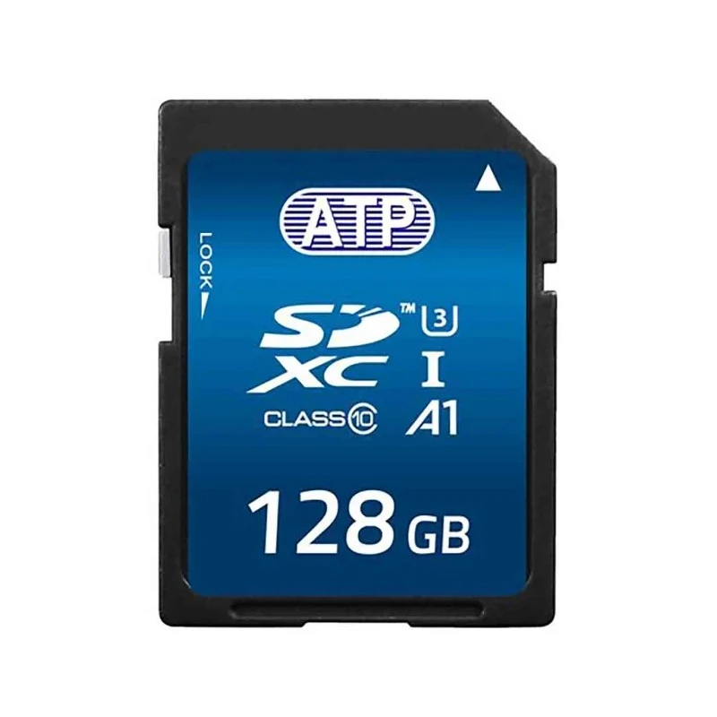 ATP 128 GB Industrial Grade SD Card, Speed Class 10, 3D TLC NAND, S600Si Series AF128GSD4-BBBIM