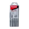 Makita 5-Piece SDS Drill Bit Set for Masonry, Carbide, 5.5 mm to 8 mm B-59003