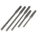 Makita 5-Piece SDS Drill Bit Set for Masonry, Carbide, 5.5 mm to 8 mm B-59003