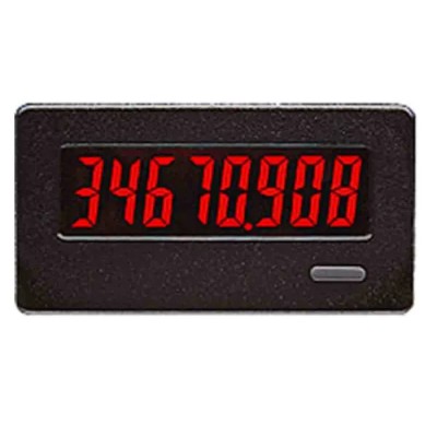 Red Lion 8 Digit Counter 11.7mm Digit Height Automatic Reset CE Certified CUB4L8