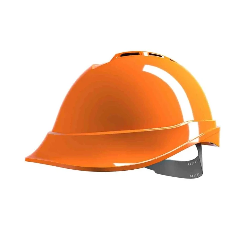 MSA Safety V-Gard 200 Orange Ventilated Adjustable Safety Helmet GV661-0000000-000