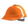 MSA Safety V-Gard 200 Orange Ventilated Adjustable Safety Helmet GV661-0000000-000