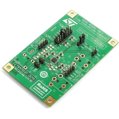 STMicroelectronics Demonstration Board for Low Noise Microphone Preamplifier with TS472, 2.0 V Bias, RoHS STEVAL-CCA023V1