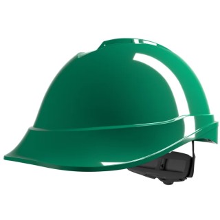 MSA Safety V-Gard 200 Green Safety Helmet Adjustable GV742-0000000-000