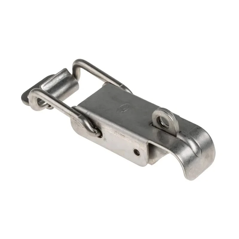 RS PRO Stainless Steel Lockable Draw Latch 84 mm Length 32 mm Width 17 mm Depth 686N Operating Tension 197-4176